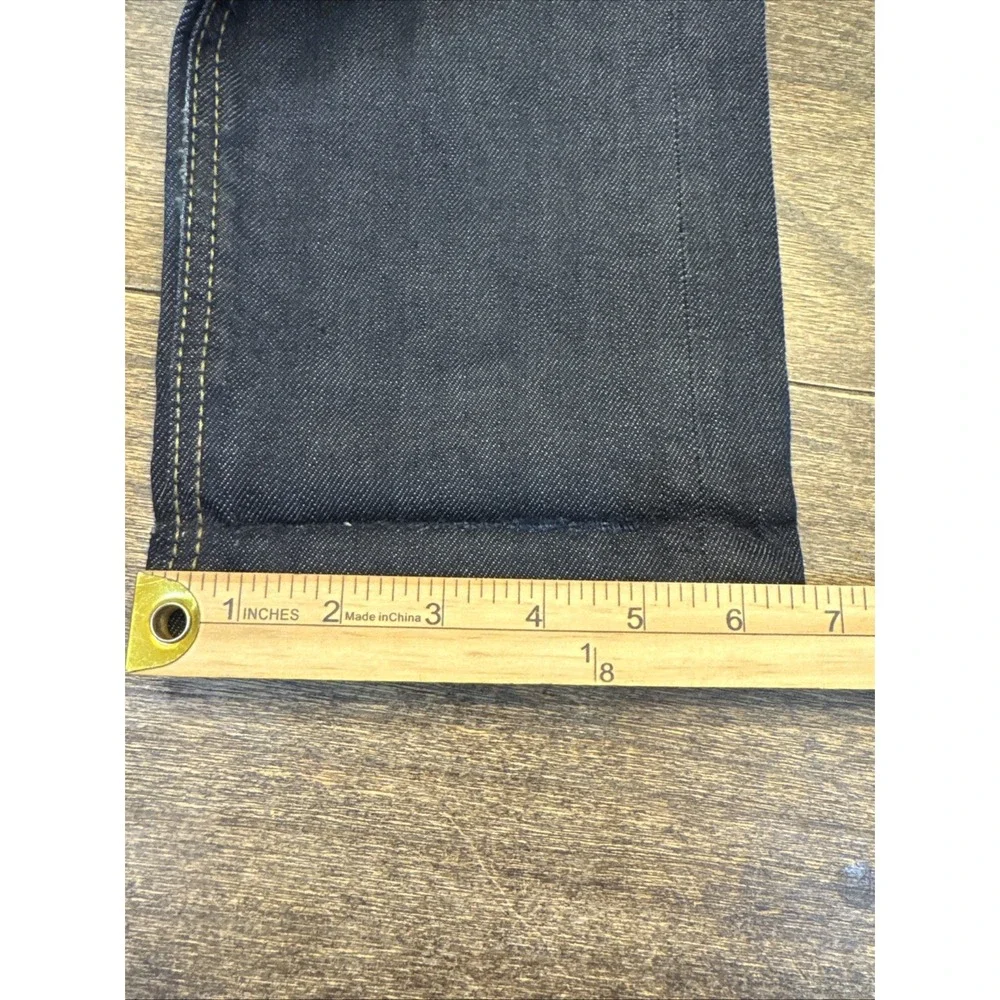 Edwin SEN Skinny Black Japan Selvedge  Blue Raw State ES505S Size 28 By 33